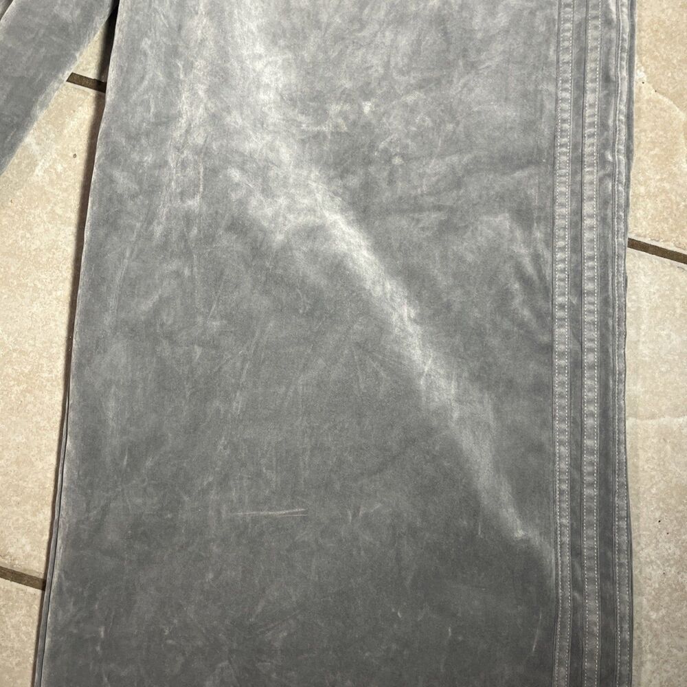 NWT adidas Originals Brushed Twill Oversized Firebird Track Pants S Grey JW7331 - Picture 2 of 11